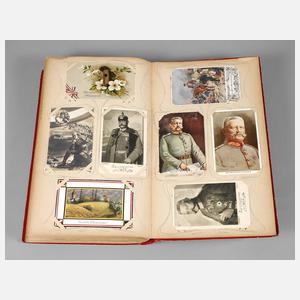 Großes Sammelalbum mit Motiv-Postkarten