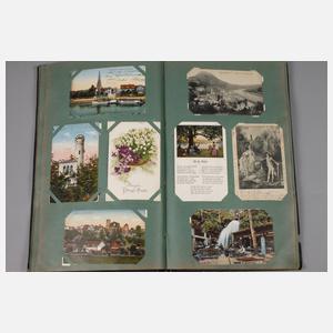 Zwei Postkartenalben Deutschland