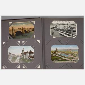 Zwei Postkartenalben Deutschland
