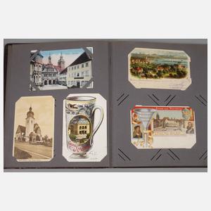 Zwei Postkartenalben Deutschland