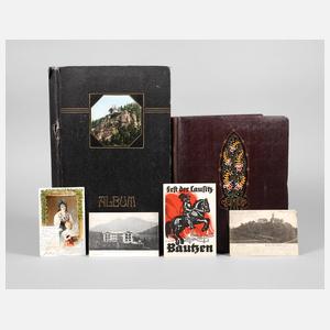 Zwei Postkartenalben Deutschland