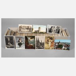 Große Sammlung Ansichtskarten Europa