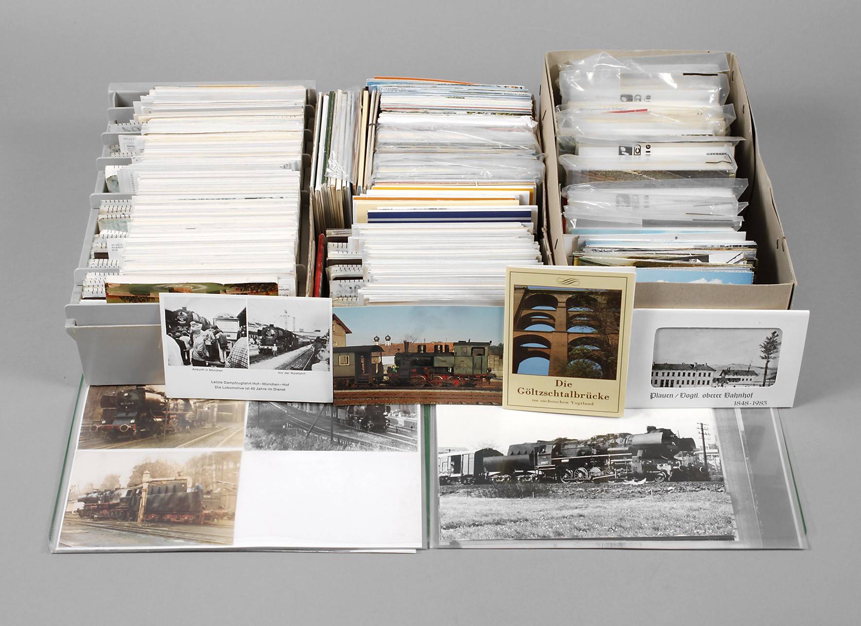 Konvolut Eisenbahn-Postkarten