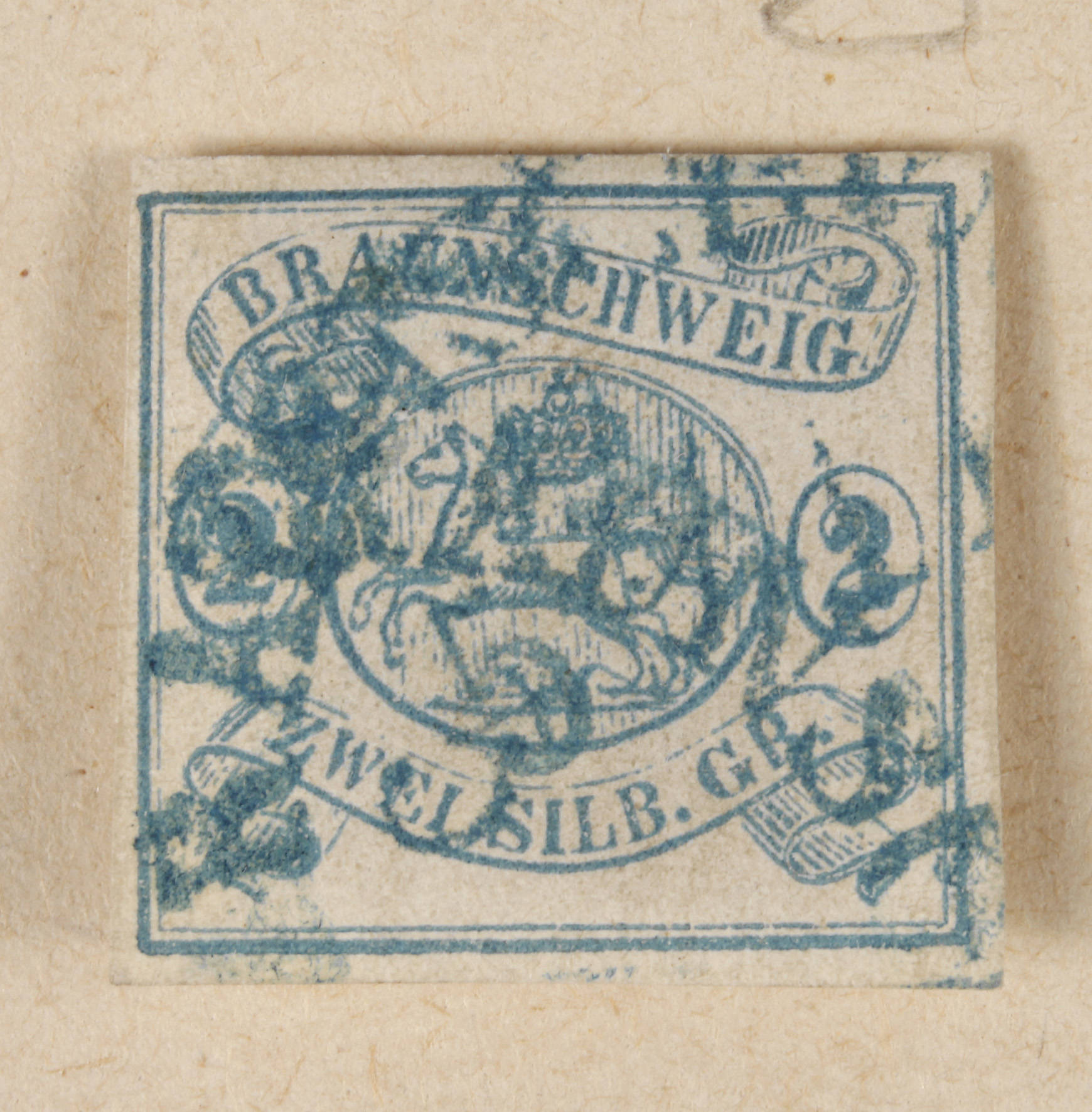 Briefmarke Altdeutschland Braunschweig