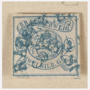 Briefmarke Altdeutschland Braunschweig
