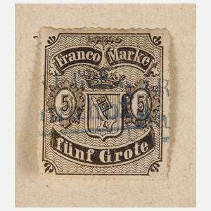 Briefmarke Altdeutschland Bremen