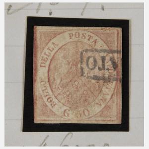 Briefmarke Altitalien Neapel