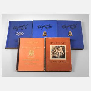 Konvolut Zigarettenbilderalben III. Reich