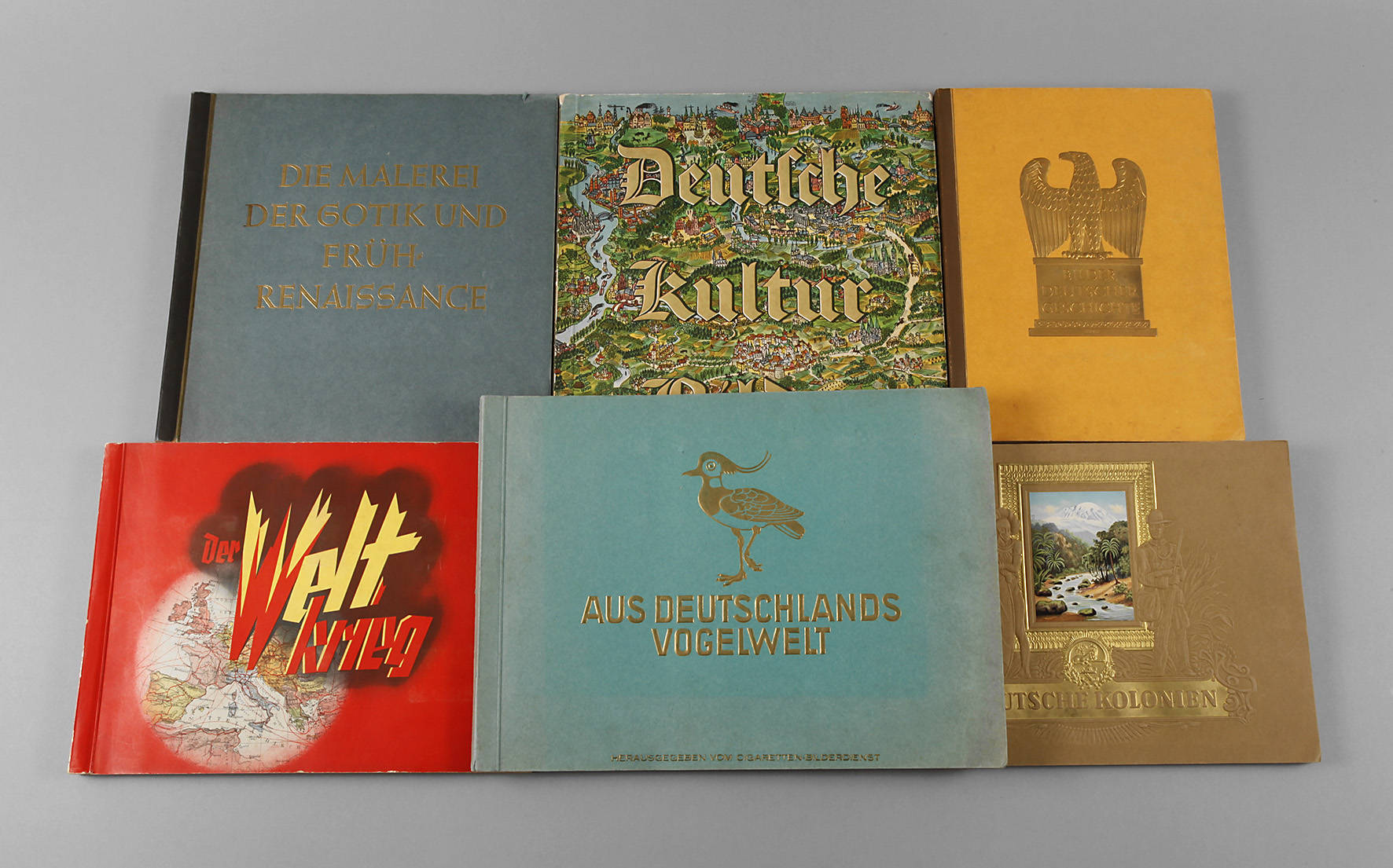 Konvolut Zigarettenbilderalben III. Reich