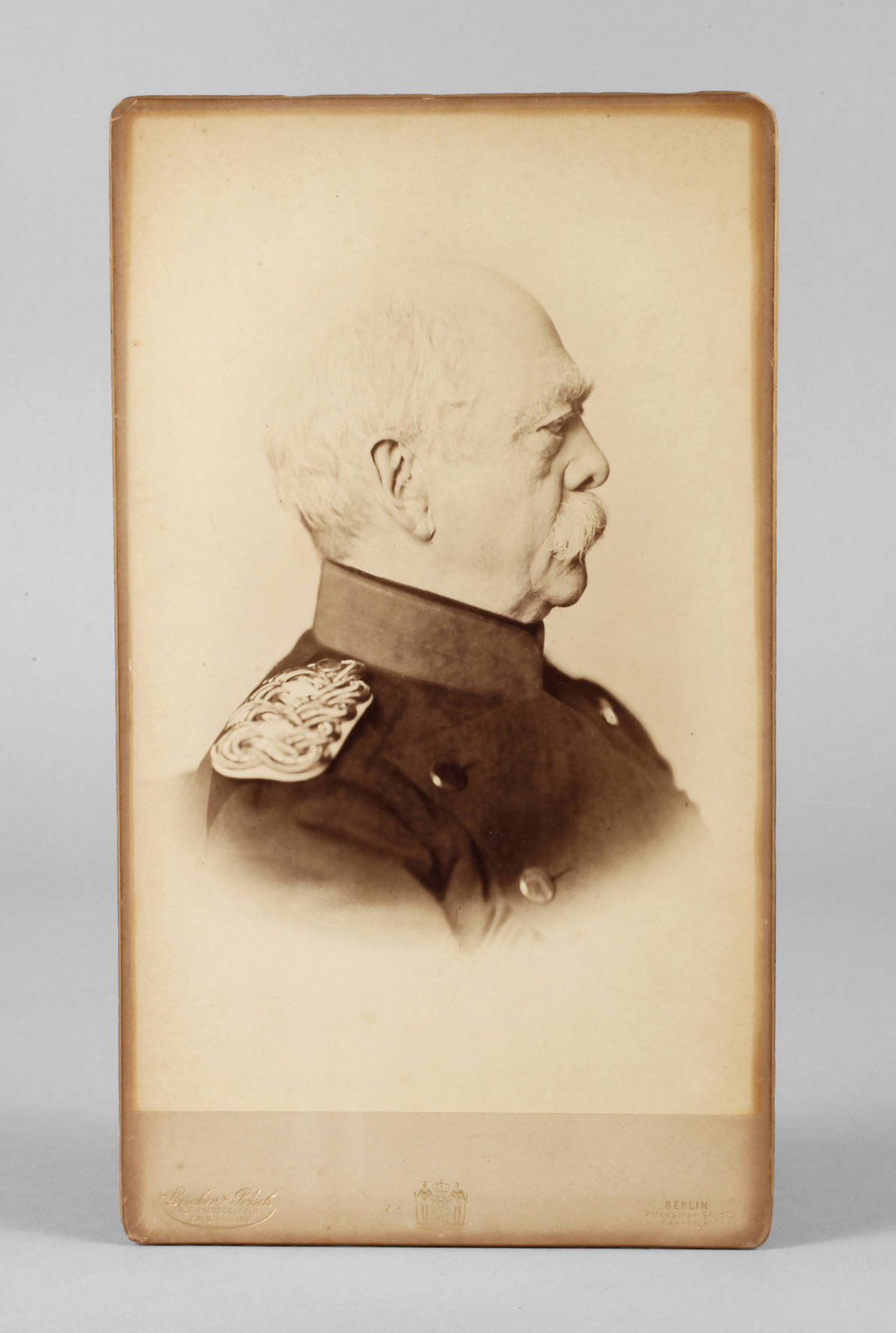Bismarck, Fotografie auf Trägerkarton