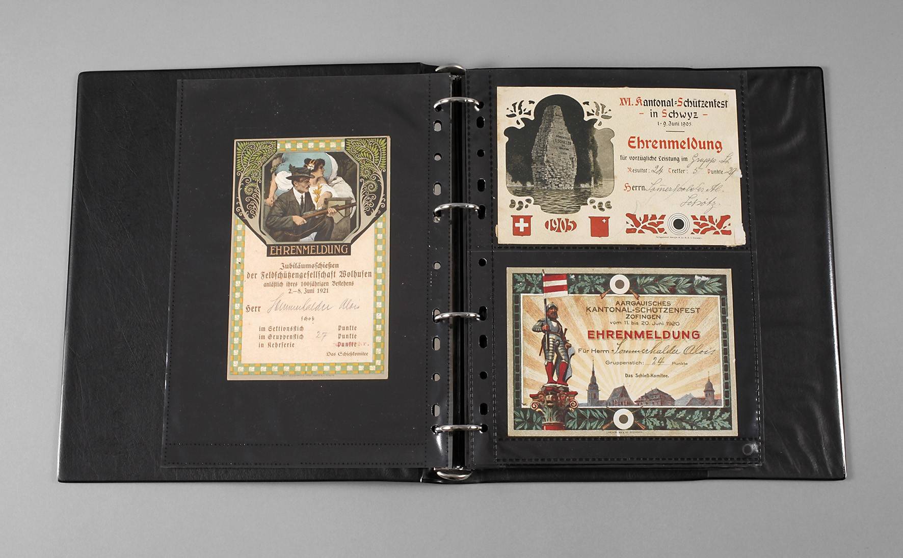 Schweizerische Schützenvereins-Karten