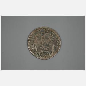 Zwei Silbermünzen Habsburg