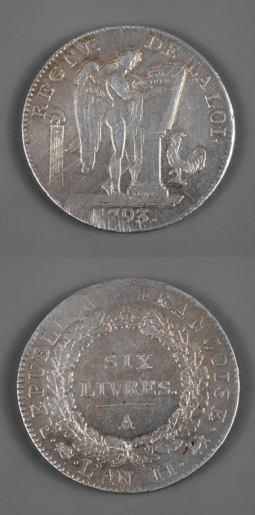 Silbermünze Französische Revolution