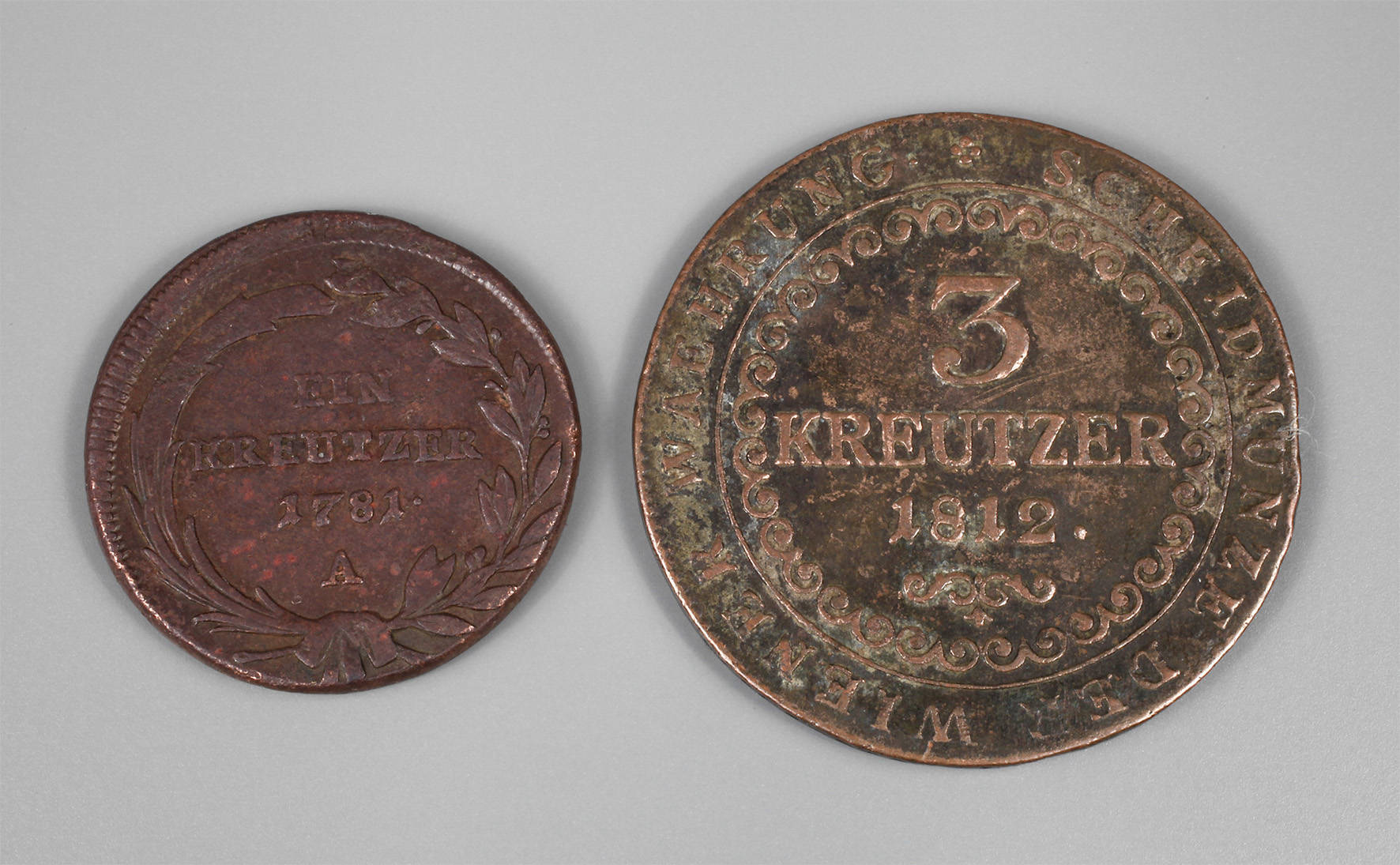 Zwei Kreuzer Österreich um 1800