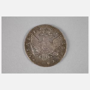 Russischer Rubel 1753