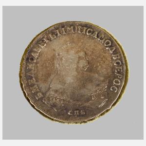 Russischer Rubel 1753