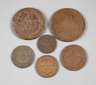Konvolut alte russische Kupfer-Münzen