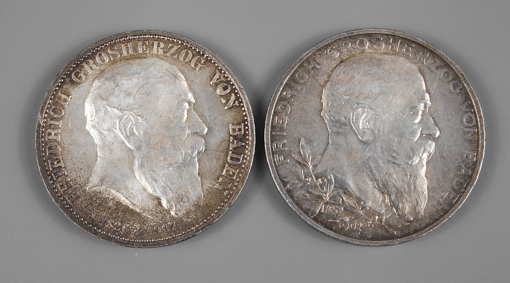 Zweimal 5 Mark Baden