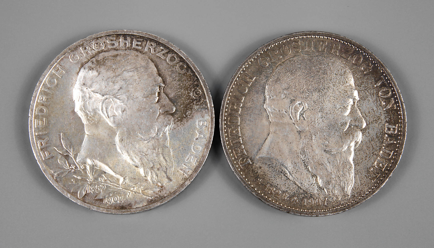 Zweimal 5 Mark Baden