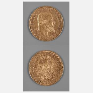 10 Goldmark Württemberg