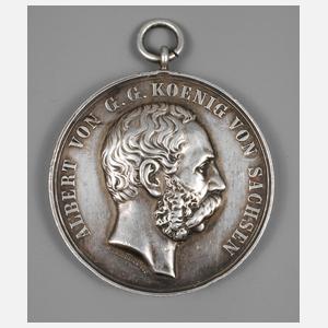 Medaille König Albert v. Sachsen