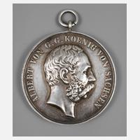 Medaille König Albert v. Sachsen111