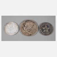 Drei russische Silbermünzen111