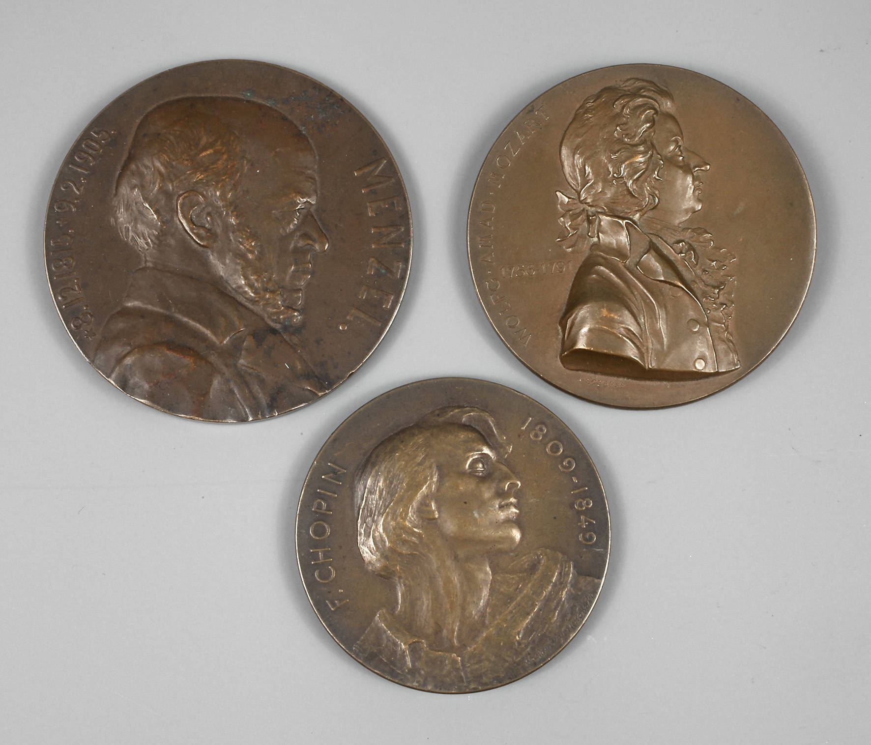 Konvolut Bronzemedaillen