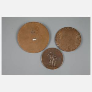 Konvolut Bronzemedaillen