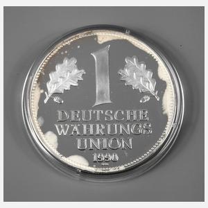 Währungsunionsmark Silber