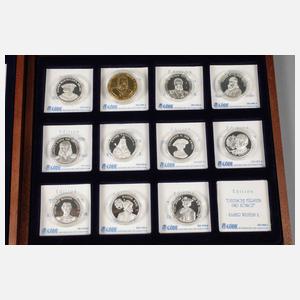 Zwei Münzsammelkisten des Bayerischen Münzkontor