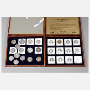 Zwei Münzsammelkisten des Bayerischen Münzkontor