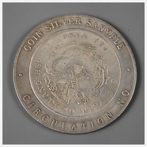 Silbermedaille China