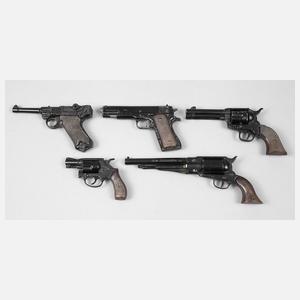 Konvolut Spielzeugwaffen
