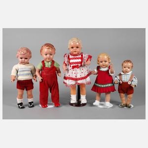 Konvolut Celluloidpuppen