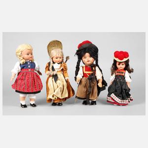 Konvolut Trachtenpuppen