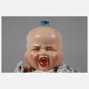 Seltene Dreigesichterpuppe