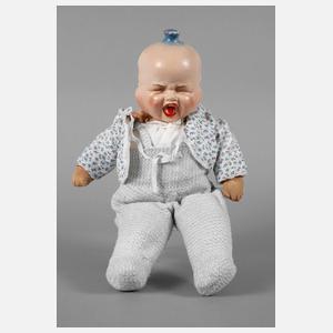 Seltene Dreigesichterpuppe