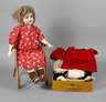 Armand Marseille Porzellankopfpuppe mit Zubehör