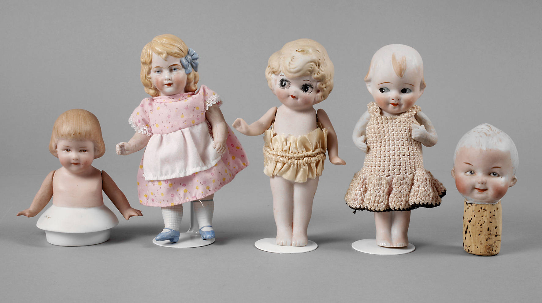 Konvolut Porzellanpüppchen