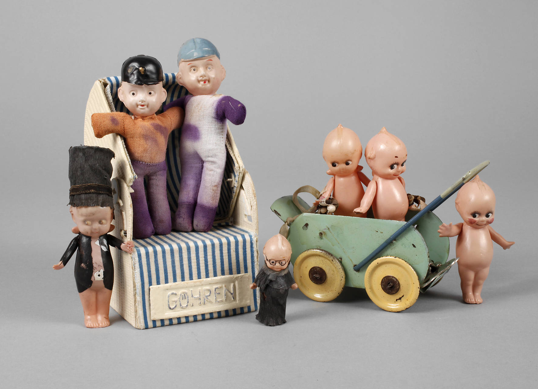 Konvolut Puppenstubenpuppen