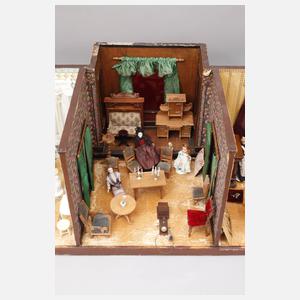 Große Puppenstube mit Zubehör