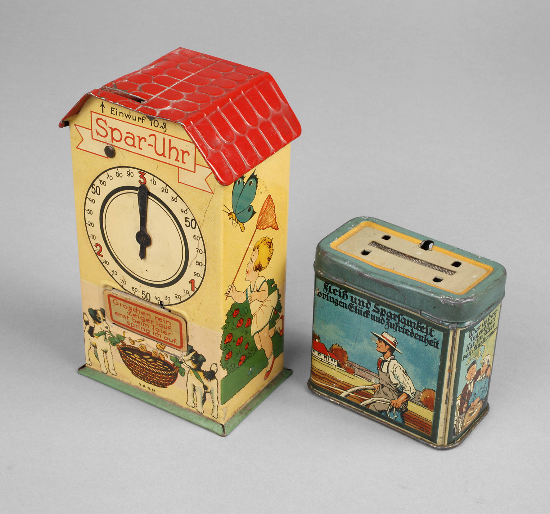 Zwei Spardosen