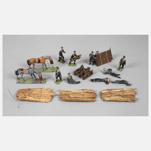 Georg Heyde Zinnsoldaten Husaren Lagerleben