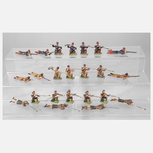 Georg Heyde Zinnsoldaten im Angriff