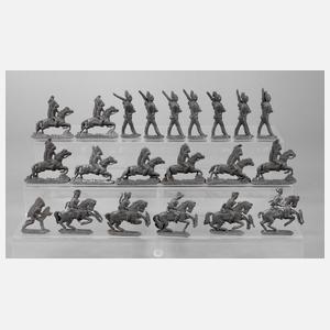 Konvolut Zinnfiguren