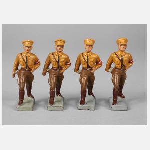 Lineol vier Massefiguren Parteiparade