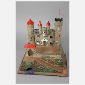 Burganlage mit Massesoldaten