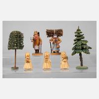 Konvolut Aufstellfiguren Erzgebirge111