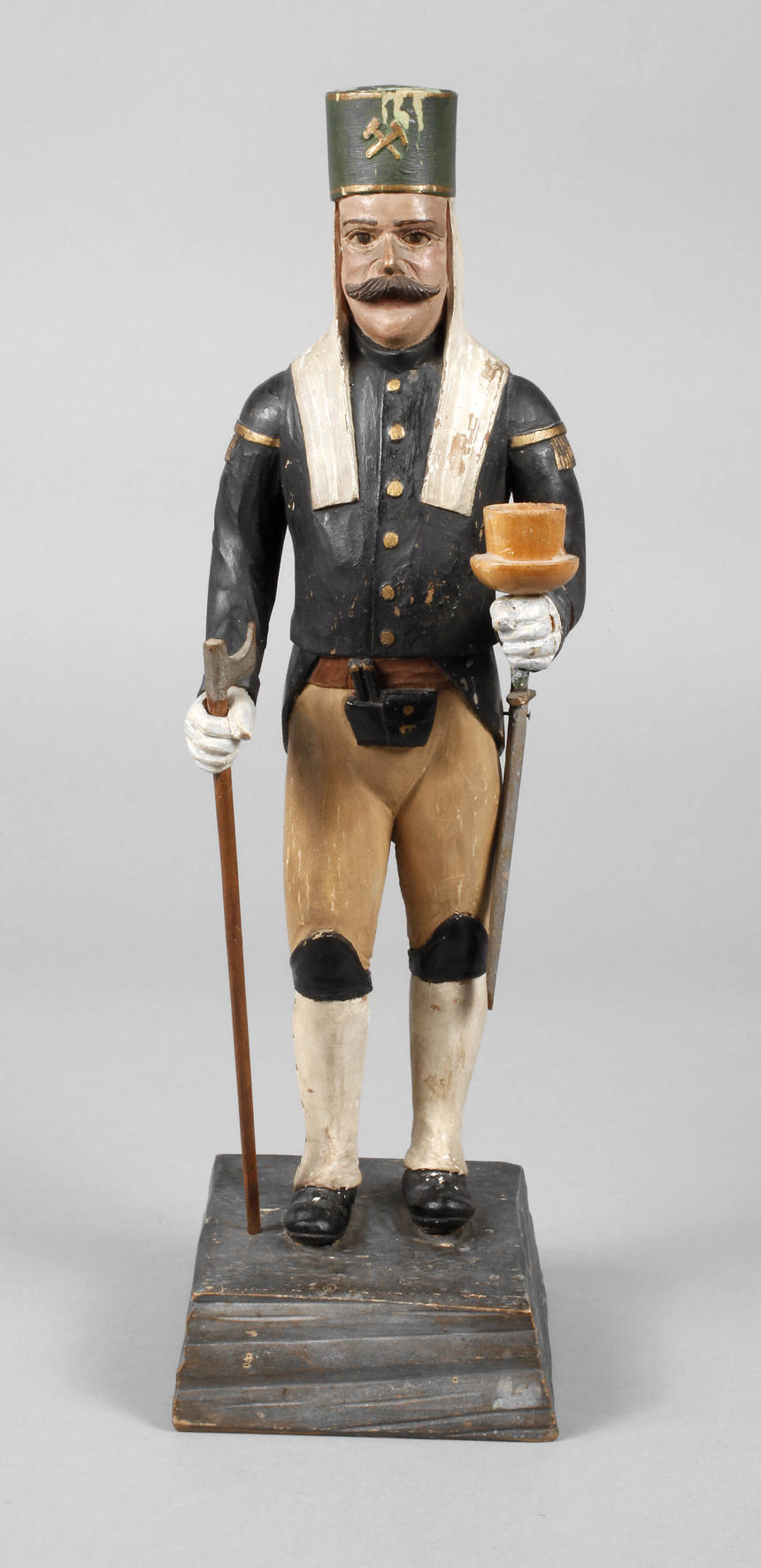 Lichterfigur als Bergmann